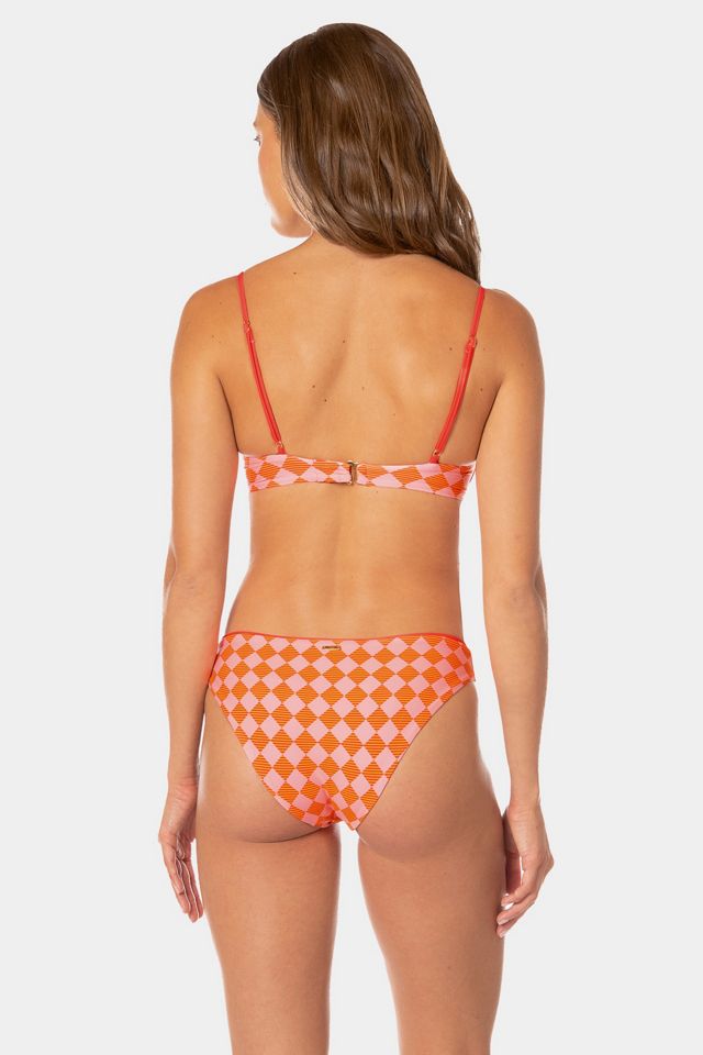 Maaji Sunset Grid Flirt Print Bikini Bottom #3