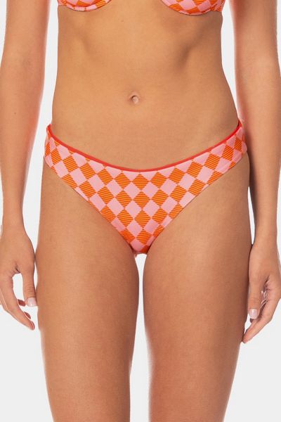 Maaji Sunset Grid Flirt Print Bikini Bottom