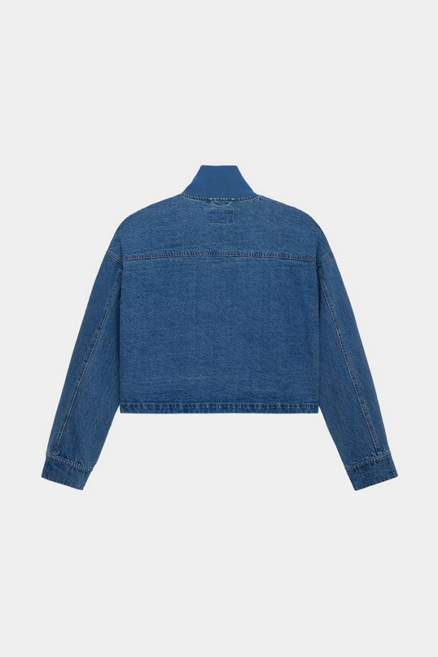 Alpha Industries Denim Relaxed Flight Jacket #4