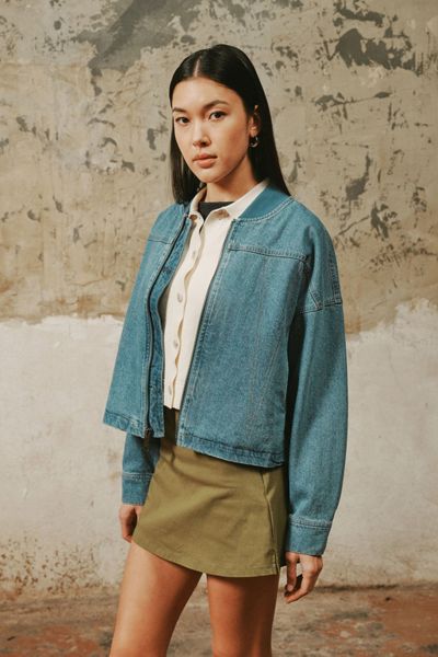 Alpha Industries Denim Relaxed Flight Jacket