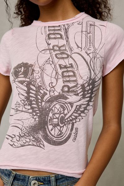 Ride Or Die Premium Service Graphic Slim Tee