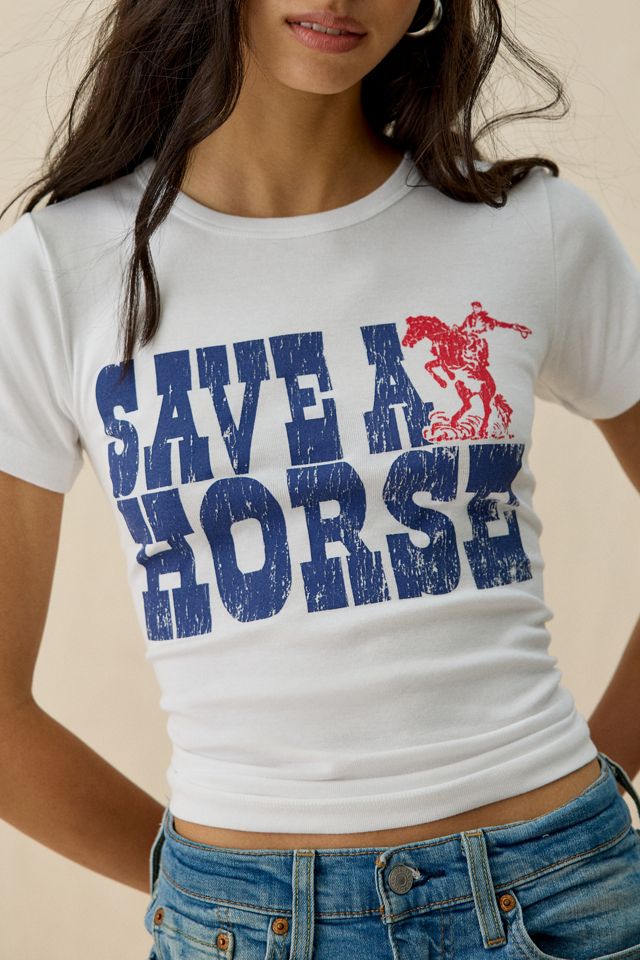 Save A Horse Graphic Baby Tee #2