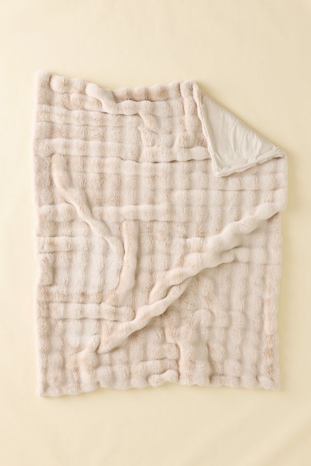 Lollie Cozy Faux Fur Throw Blanket #1