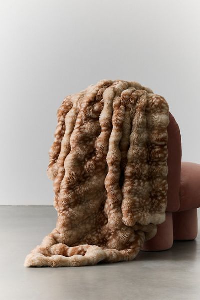 Lollie Cozy Faux Fur Throw Blanket