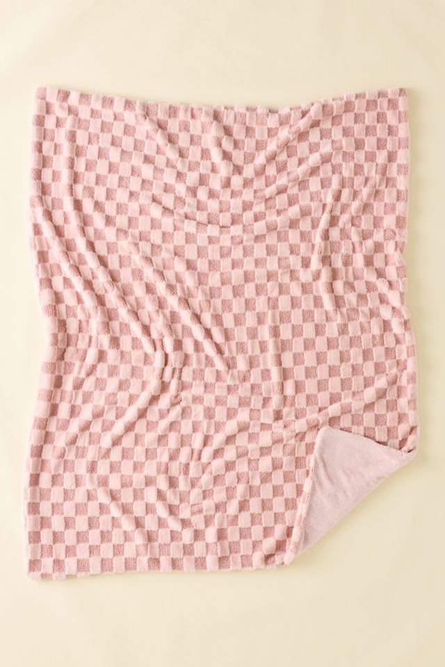 Charli Checkered Fleece Throw Blanket #1