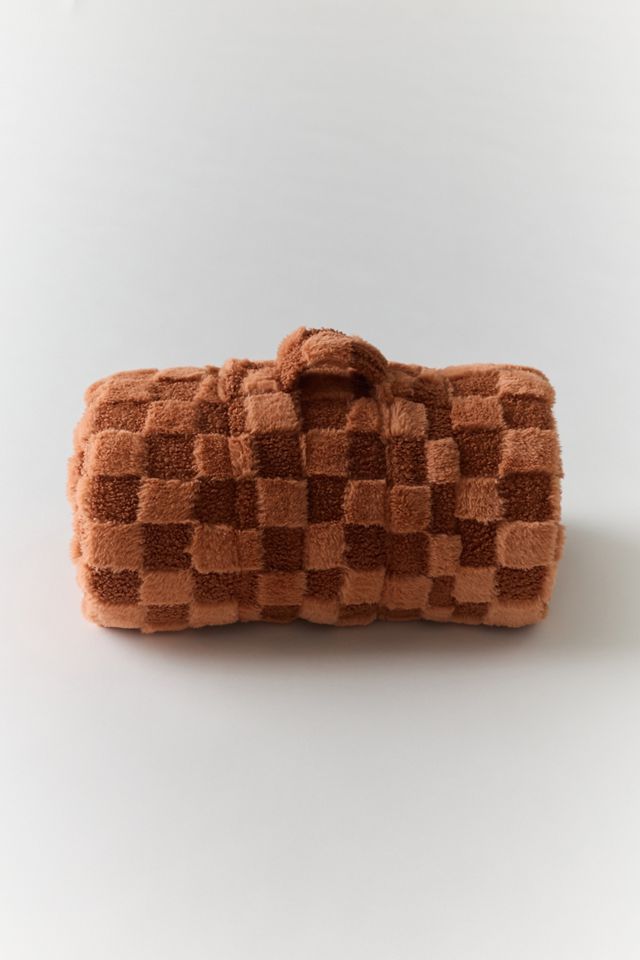 Charli Checkered Fleece Throw Blanket #1