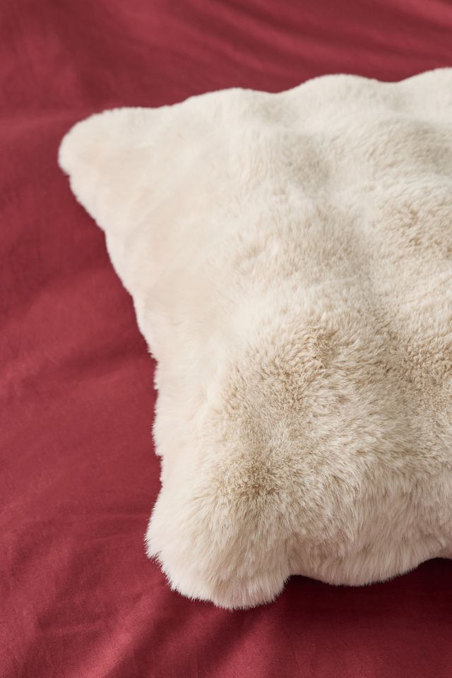 Lollie Faux Fur Throw Pillow #1