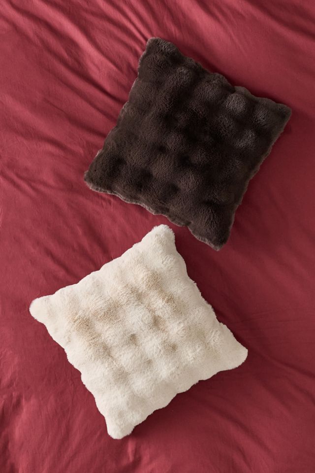 Lollie Faux Fur Throw Pillow #2