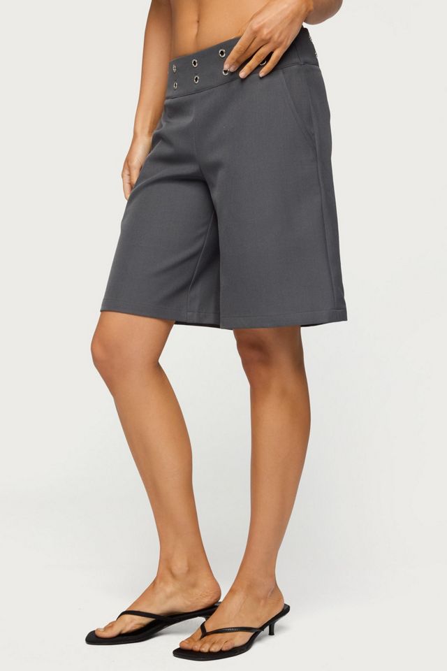 Edikted Grommet Low Rise Bermuda Shorts #2
