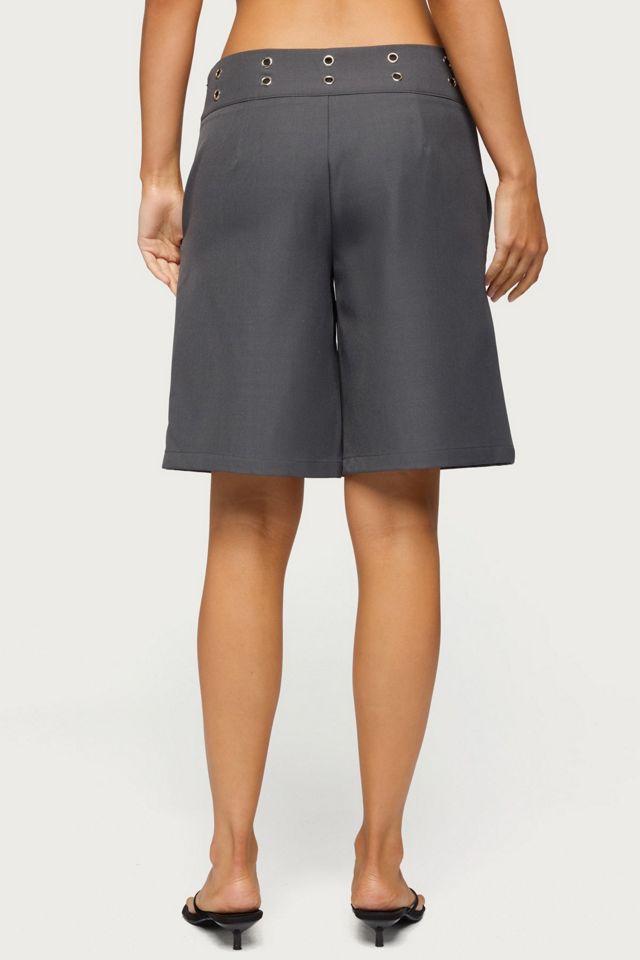 Edikted Grommet Low Rise Bermuda Shorts #3