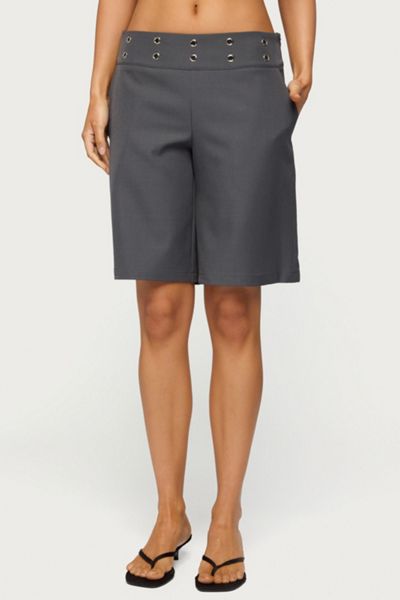 Edikted Grommet Low Rise Bermuda Shorts