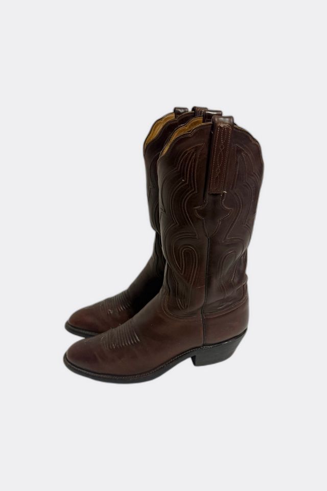 Vintage 1990s Lucchese Classics Embroidered Cowboy Boots #2