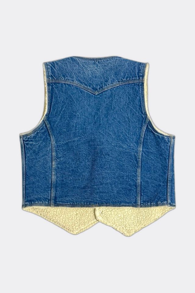 Vintage 1970s Levi’s® Orange Tab Lined Western Vest #1
