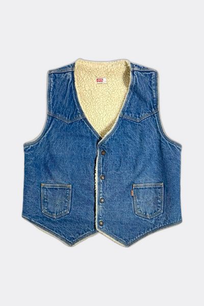 Vintage 1970s Levi’s® Orange Tab Lined Western Vest