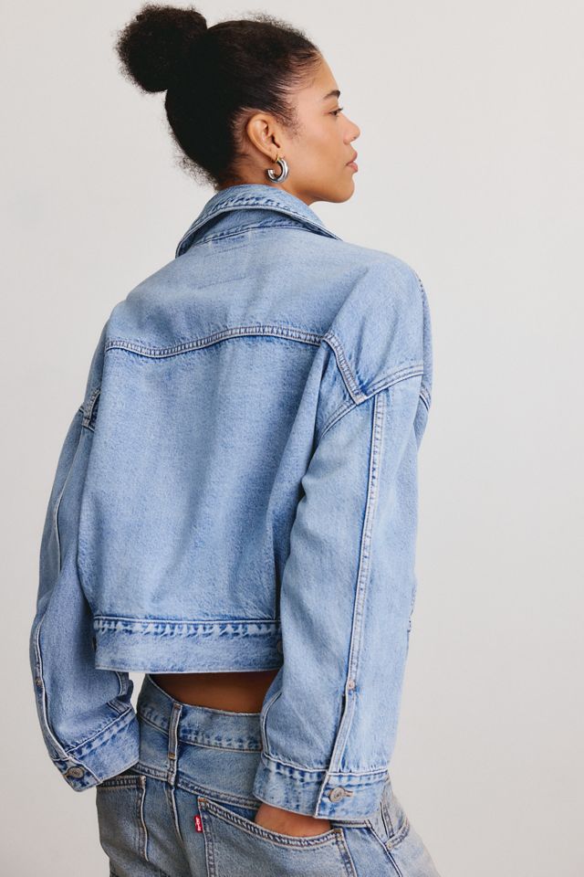 Levi’s® Loose Cropped Denim Trucker Jacket #3
