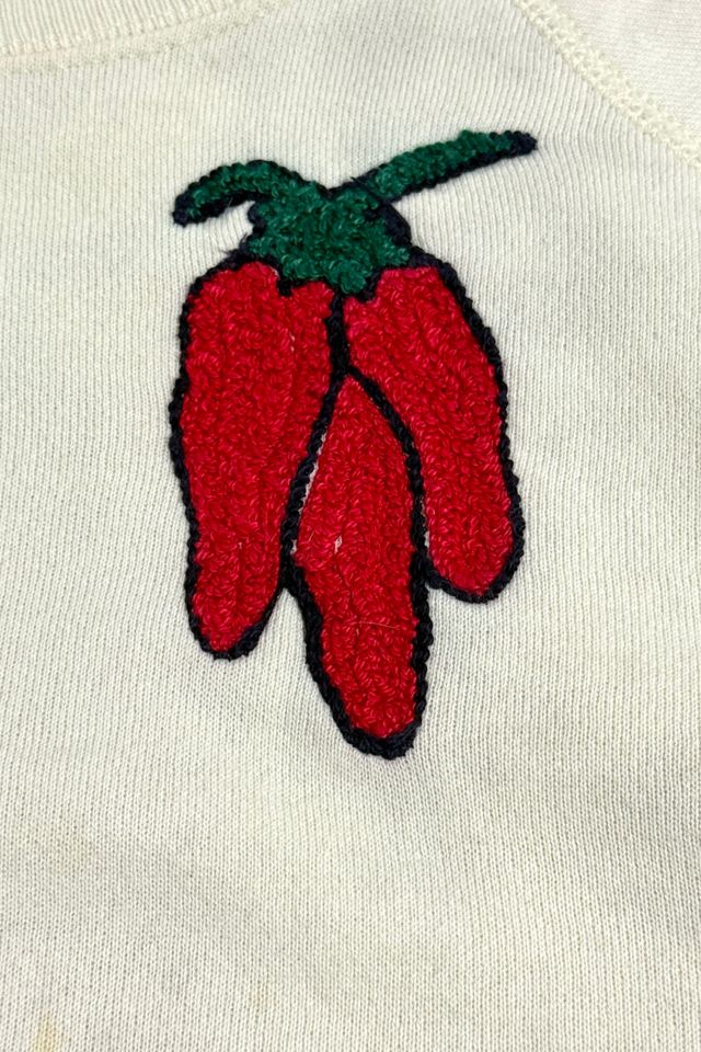 Vintage 1980s Chainstitched Chile Raglan Sleeve Sweatshirt #2