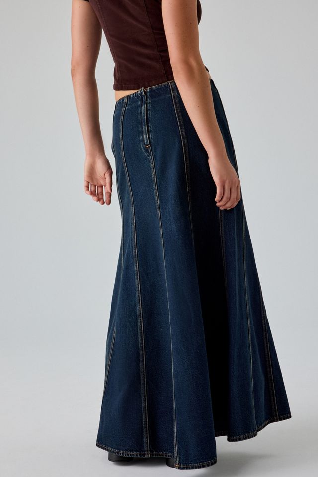 Levi’s® Seamed Flare Denim Maxi Skirt #4