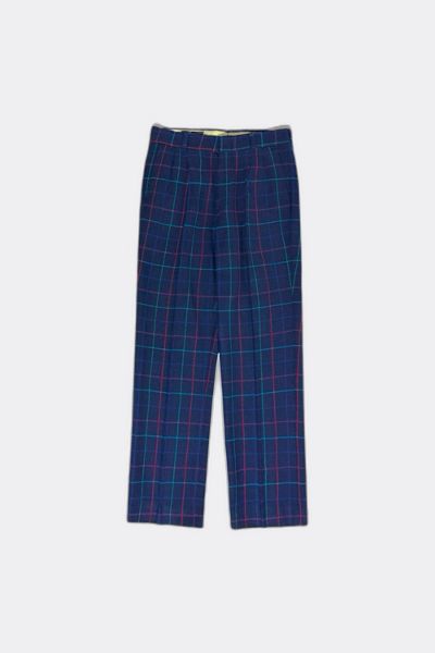 Vintage 1990s Pendleton Plaid High Waisted Pleated Trouser Pants