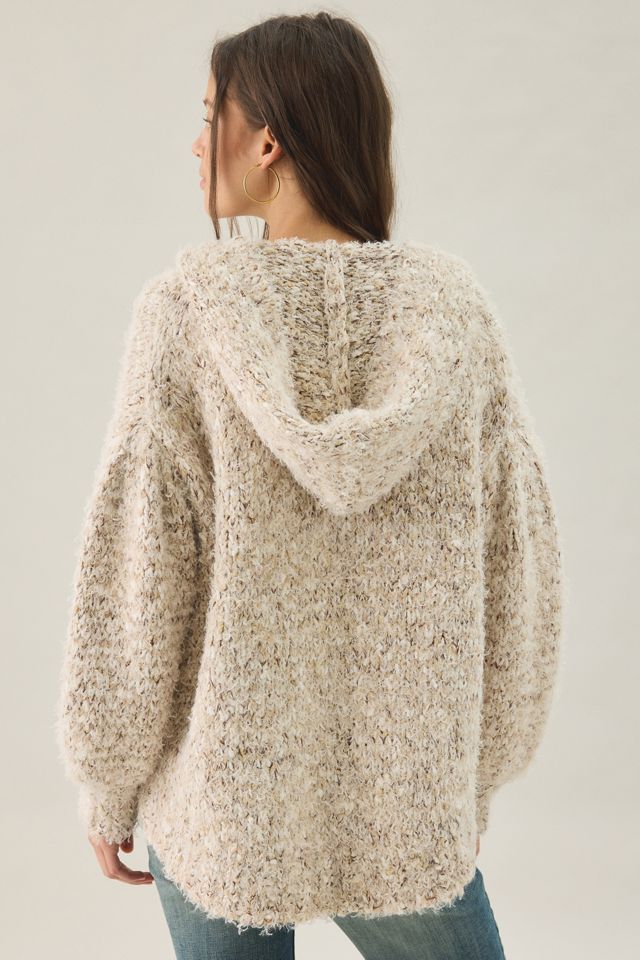 BDG Homesick Fuzzy Knit Hooded Oversized Cardigan #3