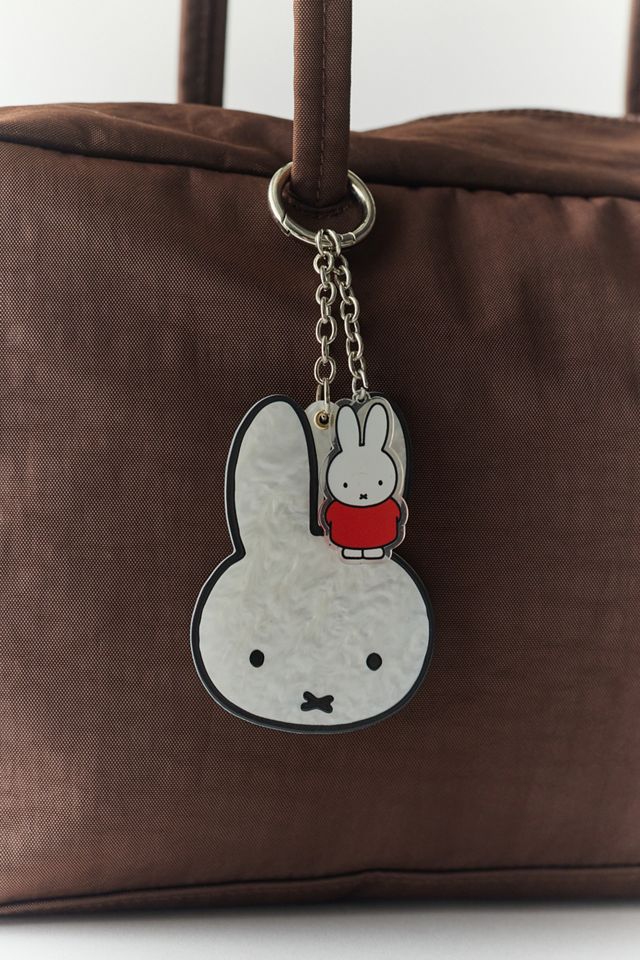Whatever! Makes You Happy X Miffy Head Swivel Acrylic Mirror Keychain #1