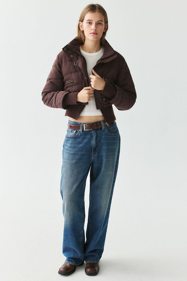 Manteau matelassé court à col cheminée avec fermoir à l'avant Lyla BDG #2