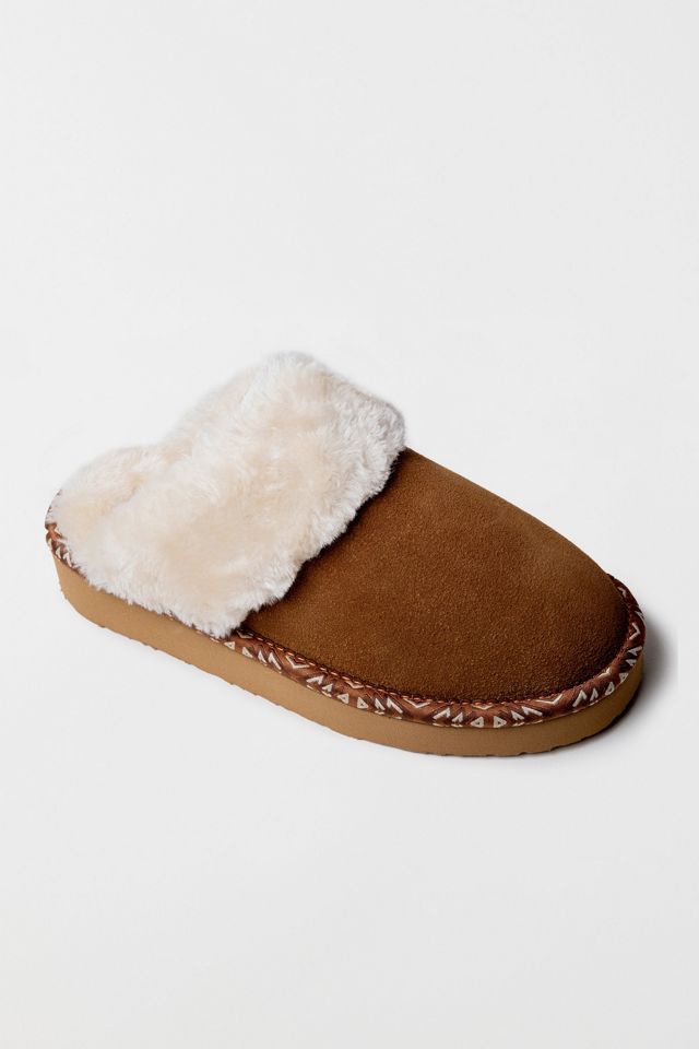 Minnetonka Cerise Scuff Slippers #1