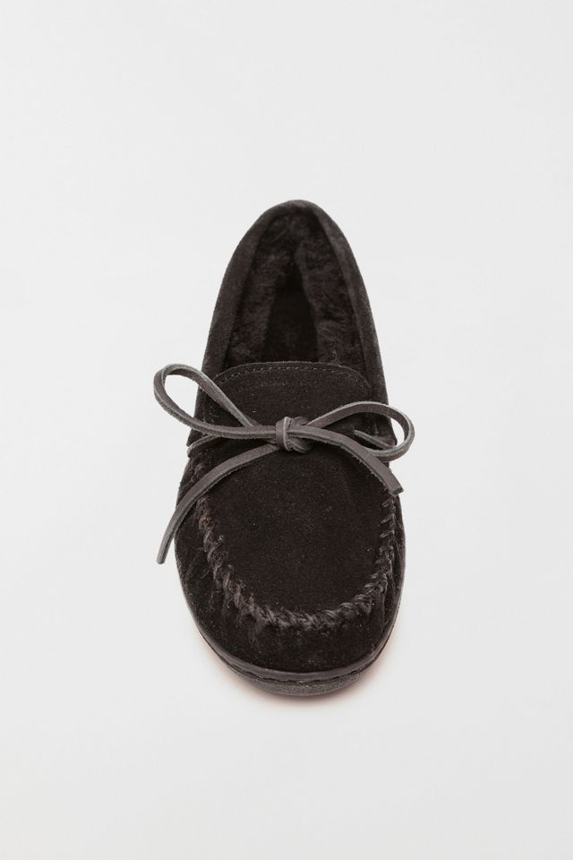 Minnetonka Women's Suede Sheepskin Slippers #3
