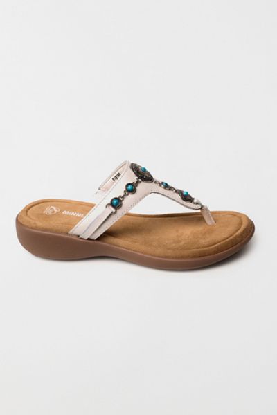 Minnetonka Brecca Embellished Thong Sandals