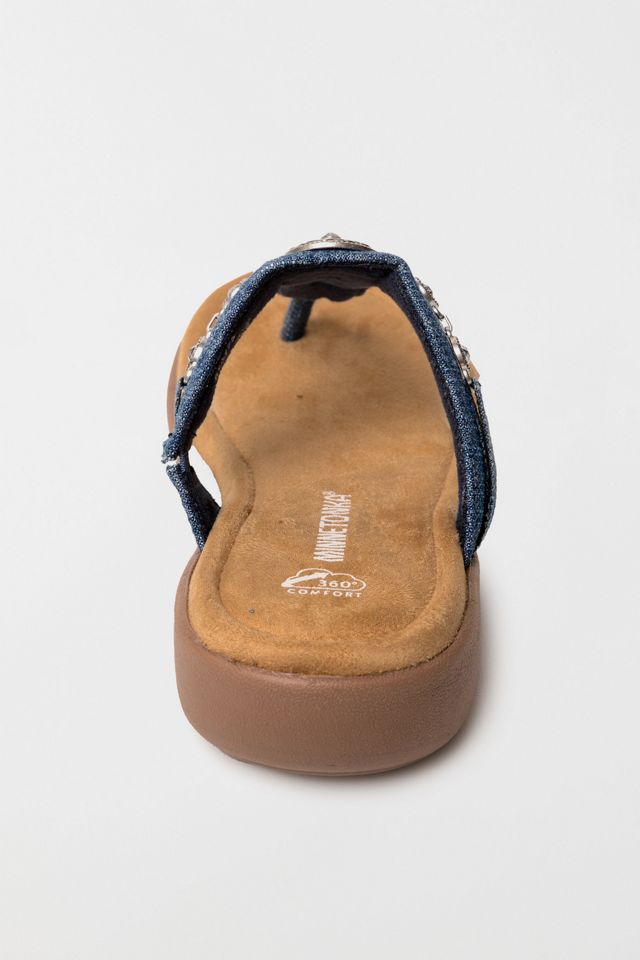 Minnetonka Brecca Embellished Thong Sandals #4