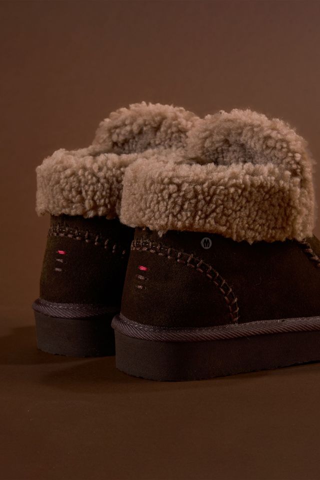 Minnetonka Chandra Suede Berber Lined Ankle Boots #3