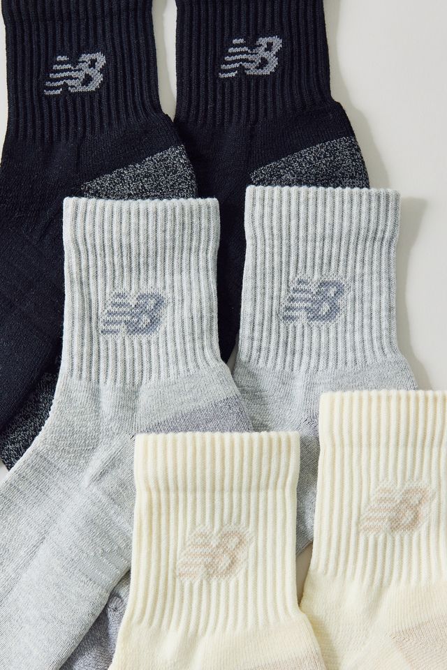 New Balance Active Quarter Socks 3-Pack #1