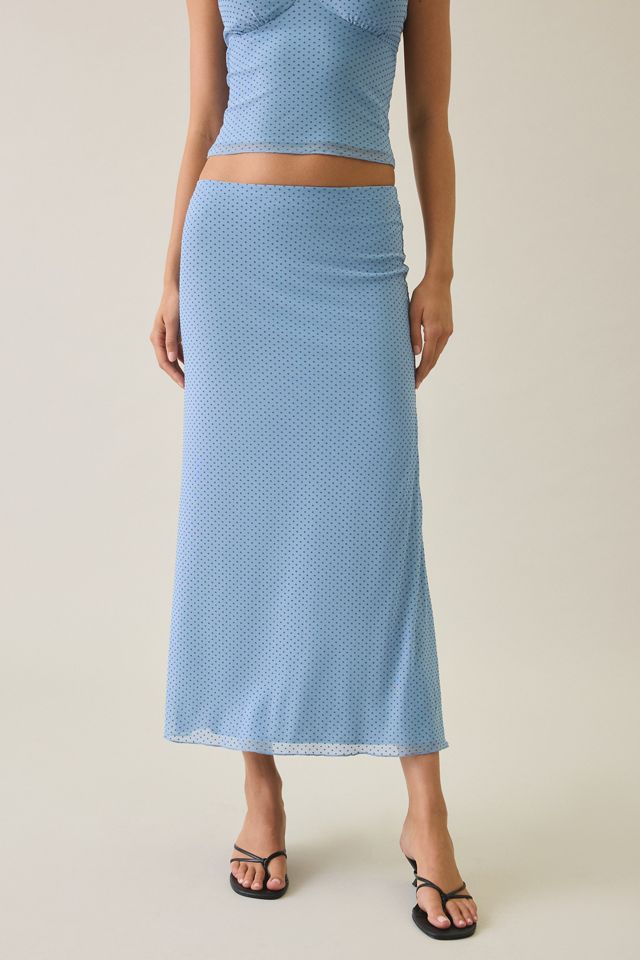 UO Serenity Mesh Midi Skirt 2-Piece Set #2