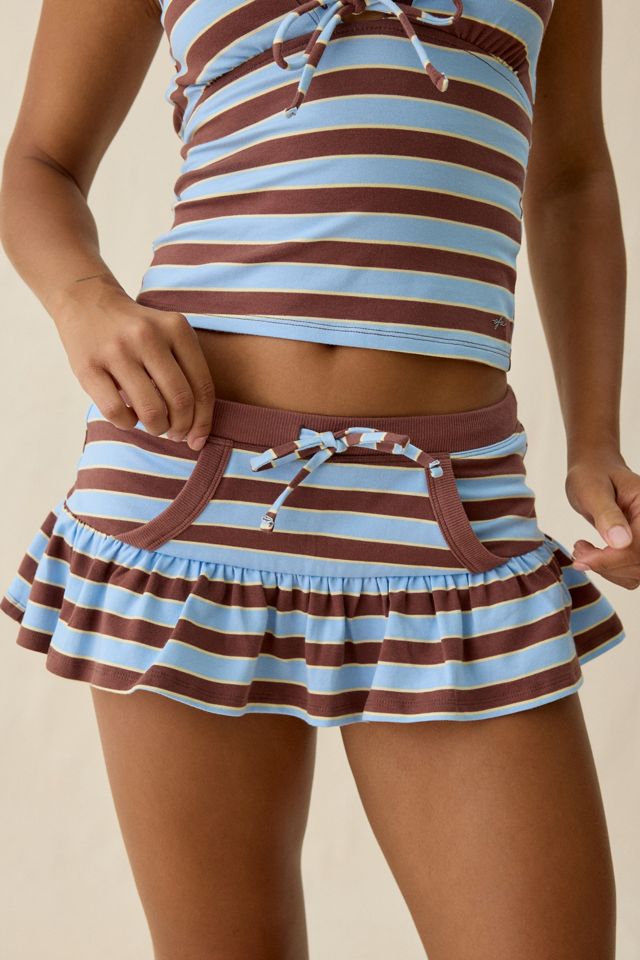 Out From Under Bec Pocket Low-Rise Mini Skort #1