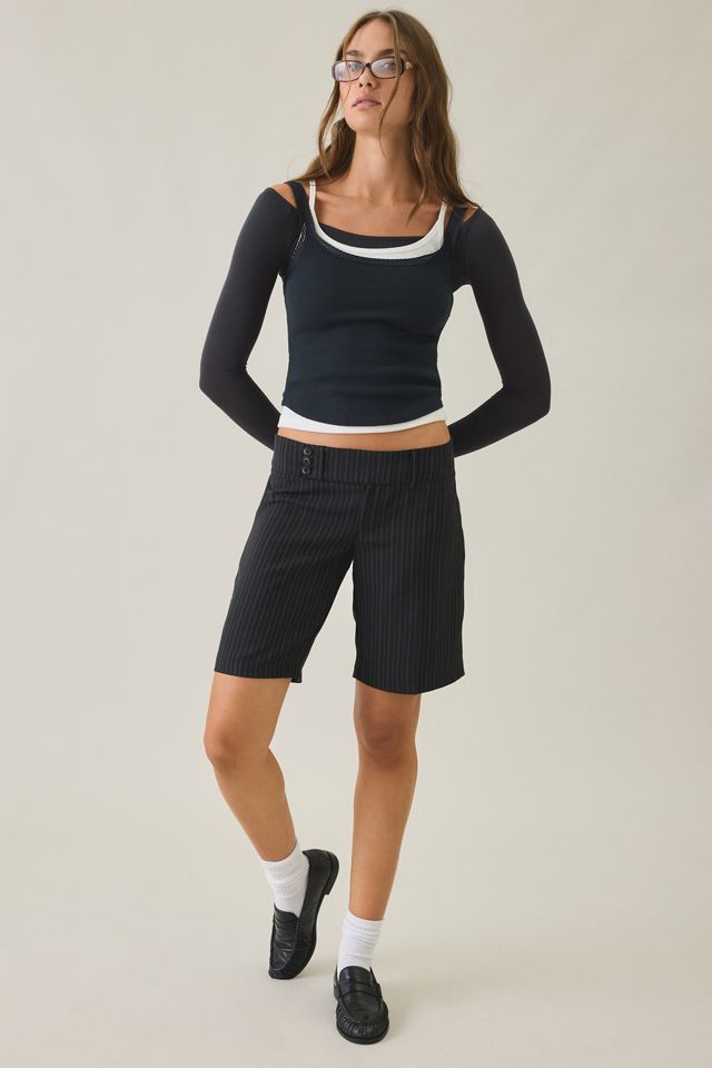 BDG Big City Trouser Low-Rise Long Shorts #1