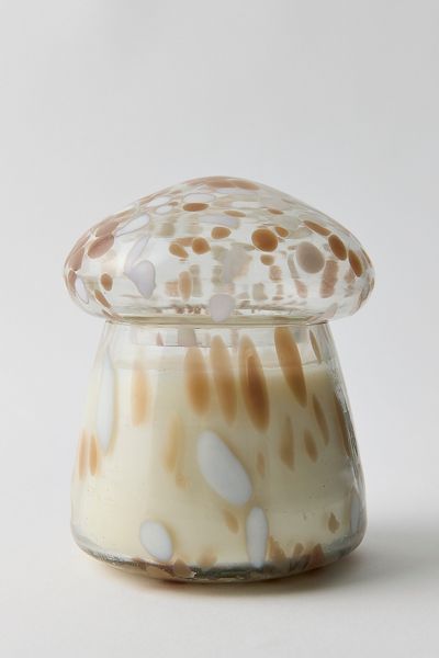 Mushroom Glass 8 oz Scented Candle