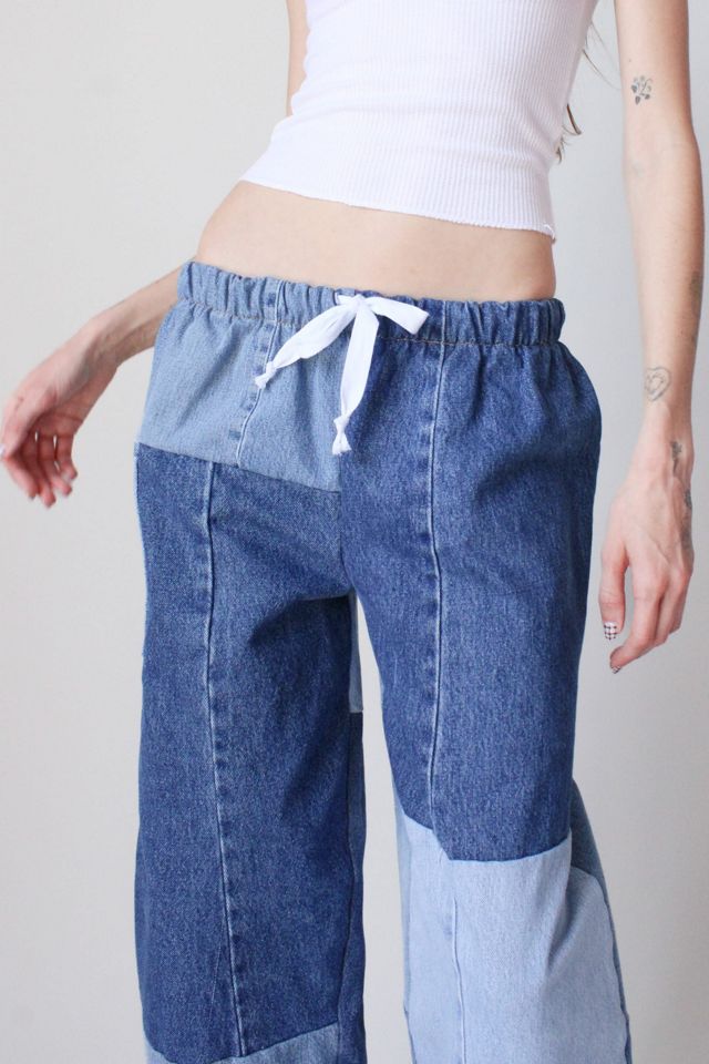 Vintage Reworked Eco Denim Pieced Pants #2