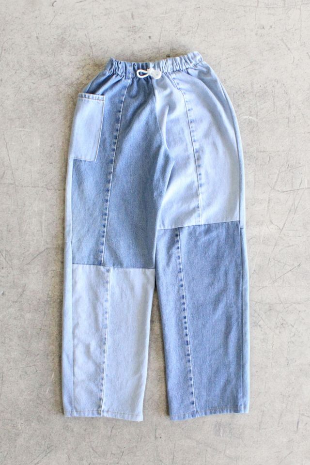 Vintage Reworked Eco Denim Pieced Pants #4