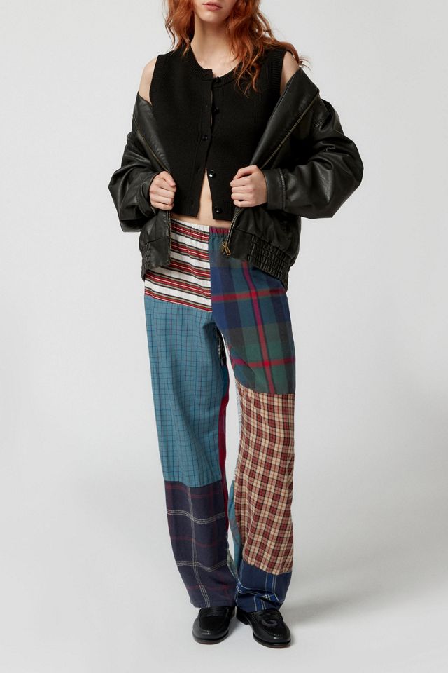 Vintage Reworked Flannel Pieced Pants #2