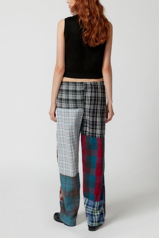 Vintage Reworked Flannel Pieced Pants #3