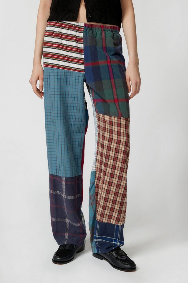 Vintage Reworked Flannel Pieced Pants #4