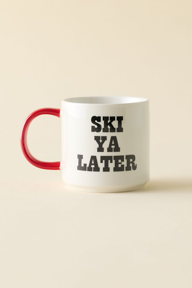 Tasse en céramique Snoopy ski exclusivité UO Magpie X Peanuts #1