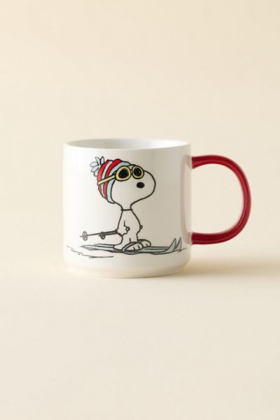 Magpie X Peanuts UO Exclusive Snoopy Ski Ceramic Mug