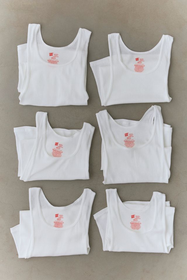 Hanes Cotton Tank Top 6-Pack #1