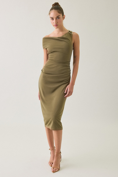 uo tierra chiffon cowl neck asymmetrical midi dress Laurel Hardware Accent Asymmetric sweeping midi skirt with import_2021_03_31_155305 Cos DROPPED-WAIST DENIM MIDI Color:Teal Gold