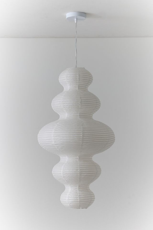 Wabi Wiggle Paper Lantern Pendant Light #1