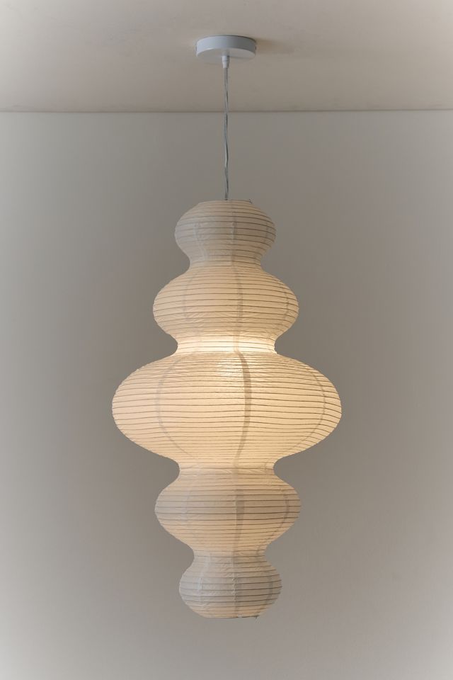 Wabi Wiggle Paper Lantern Pendant Light #2