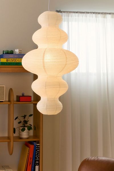 Wabi Wiggle Paper Lantern Pendant Light