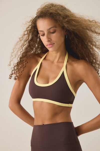 Brassière de sport dos-nu à contraste Marby The '90s