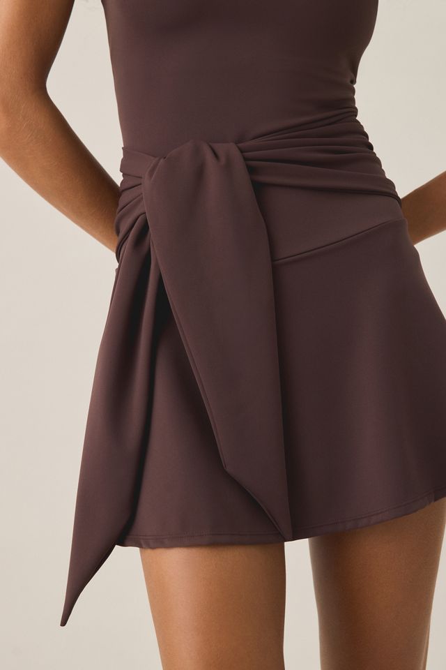 Marby Tie-Around Athletic Mini Dress #1