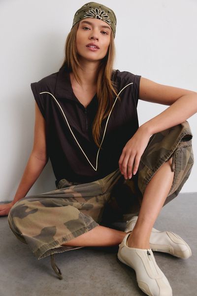 Daughter Lessons Utility Convertible Vest Jacket